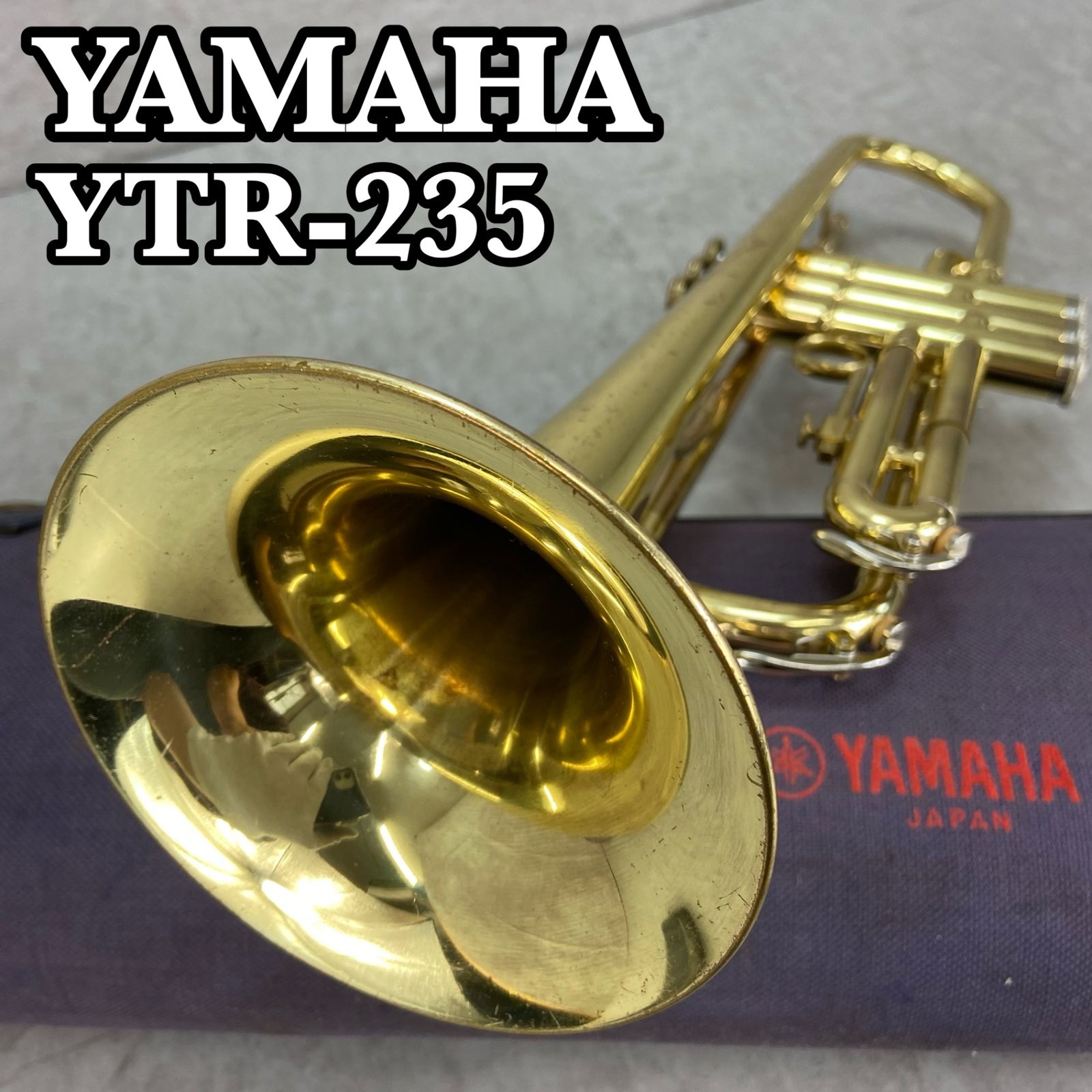 YAMAHA トランペット YTR-235 ラッカー ビンテージ ケース YAMAHA トランペット YTR-235 ラッカー ビンテージ ケース