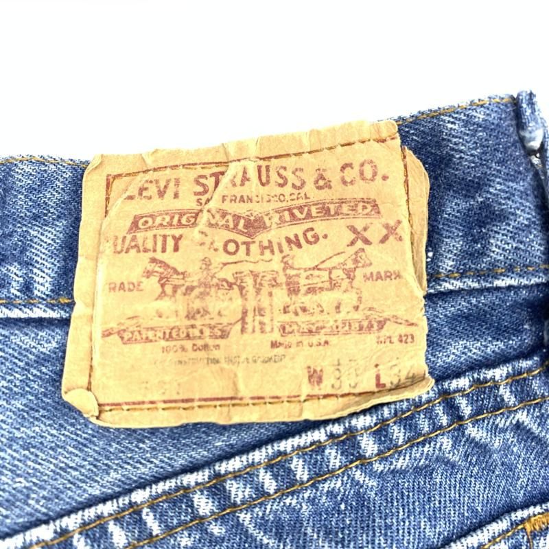 新品続々入荷中！ LEVI S 80s 501 W30 L34 中期内タグ ボタン裏刻印なし 92 タイムセールも有。