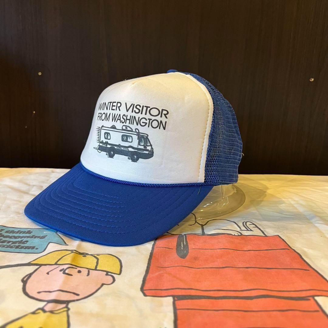 \"イヤーフラップキャップ❶❷セット\"美品USA VINTAGE 希少 90s NISSIN 80s 90s ワシントン メッシュトラッカーキャップ
