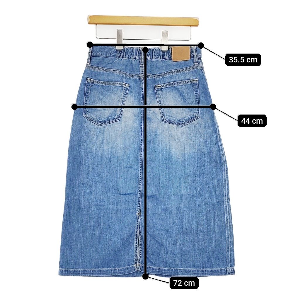 caqu 新品 3/4 Aライン フレンドシップデニム 定価15000円