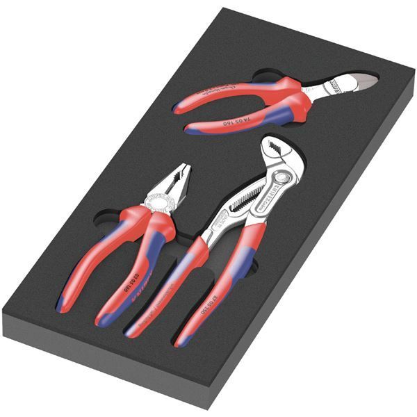 WERA ヴェラ 3点組 KNIPEX プライヤーセット フォームインサート付 150180 工具 作業工具 ツール DIY 道具