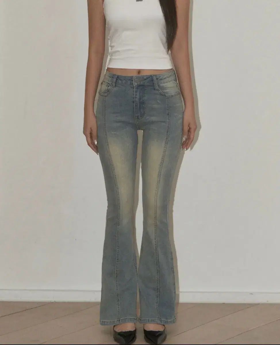 KHAKIPOINT khaki point washed bootcut jeans