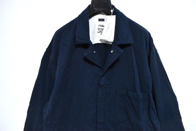 新品 nanamica ナナミカ コットン ツイル オールインワン M ネイビー