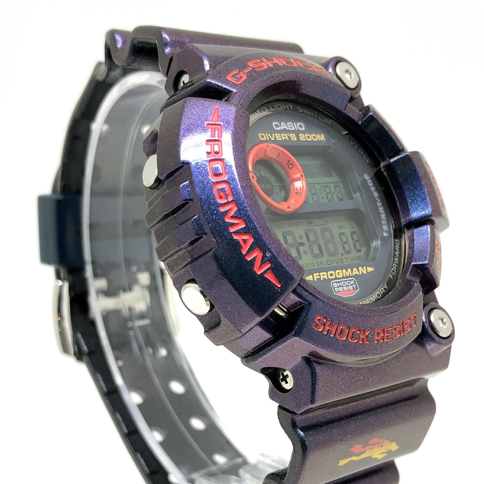 G-SHOCK ジーショック GW-201-6 FROGMAN フロッグマン 毒蛙 マジョーラカラー タフソーラー 偏光塗装 2001年8月発売 -  メルカリ