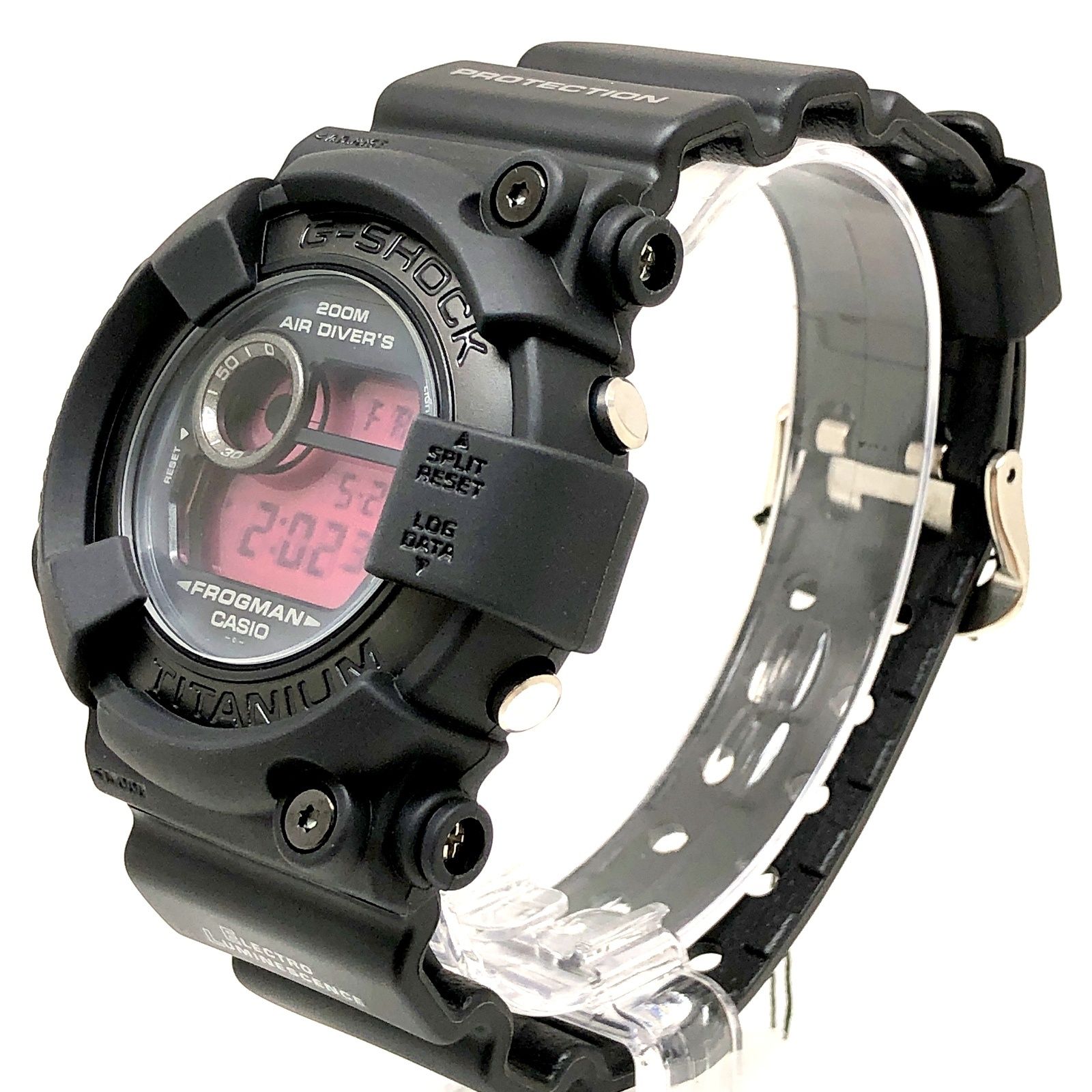 時計 G-SHOCK DW-8200BK-1 FROGMAN REAL BLACK DW-8200Z-1T