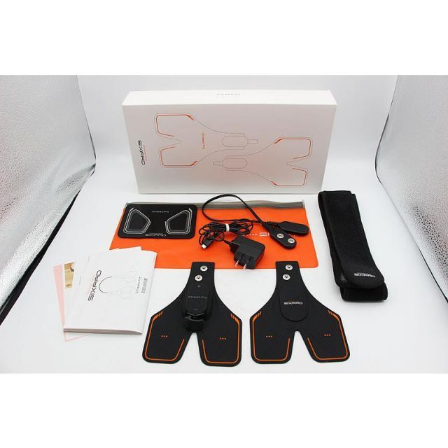 △MTG SIXPAD シックスパッド Chest Fit チェストフィット SE-AF03 元箱あり 並品