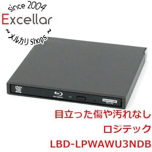 ロジテックLogitec　ポータブル ブルーレイドライブ LBD-LPWAWU3NDB　グレイッシュブラック　未使用