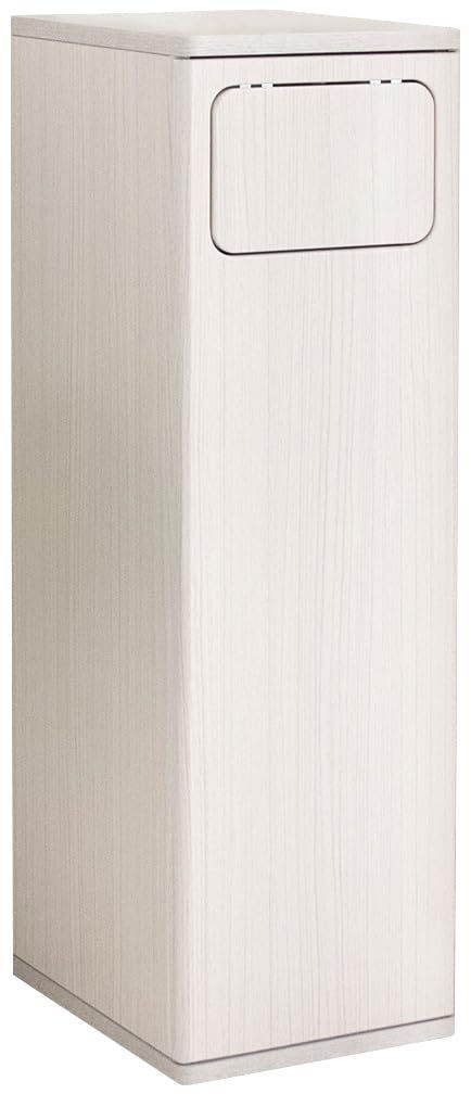 人気商品 DB-800R 45L ニオイ漏れを防ぐプッシュ式 WH スリムタイプ ダストボックス ホワイト 宮武製作所