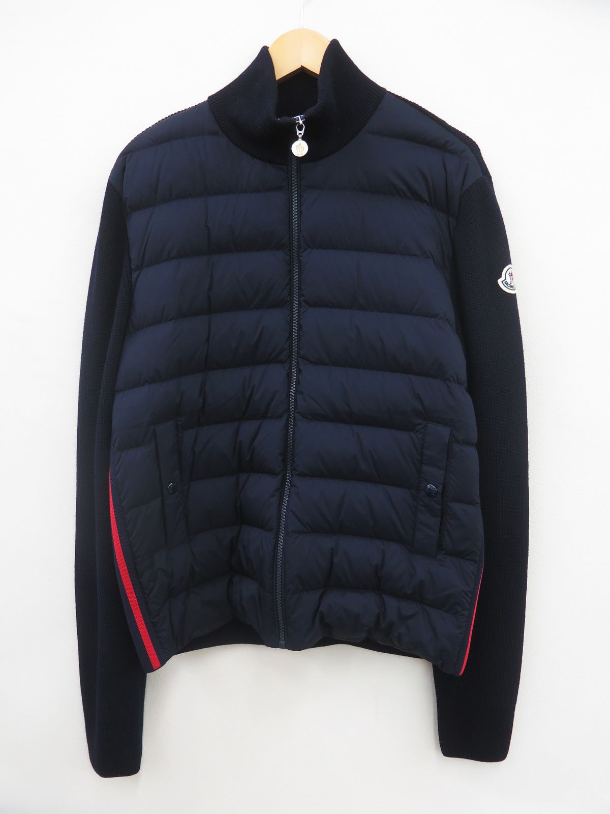 MONCLER モンクレール H20919B00007 TRICOT CARDIGAN ニット切替 ダウンジャケット　極美品　M
