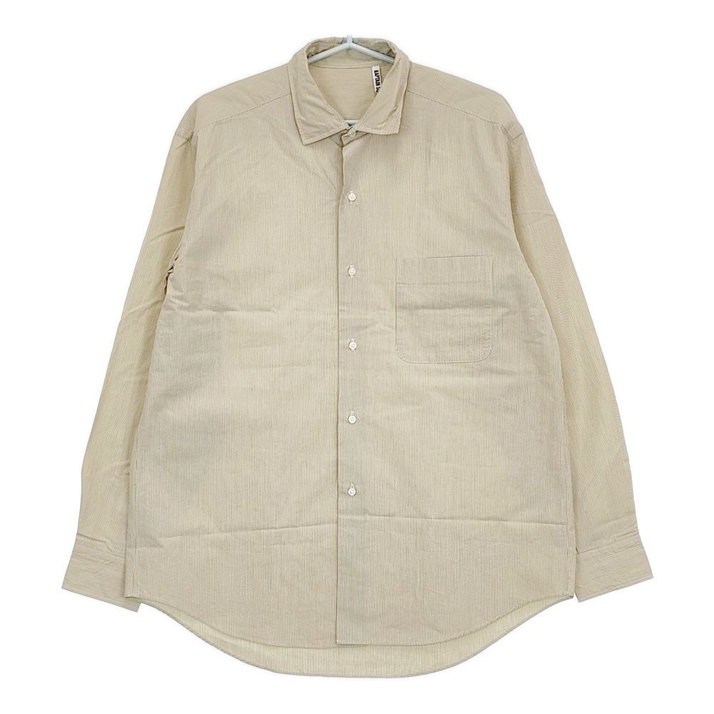 KAPTAIN SUNSHINE Cotton Semi Spread Collar Shirt 40 定価33000円 長袖シャツ ベージュ メンズ キャプテン サンシャイン 5-0523M♪