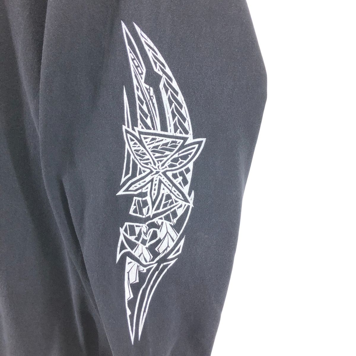 バックプリント ロングTシャツ