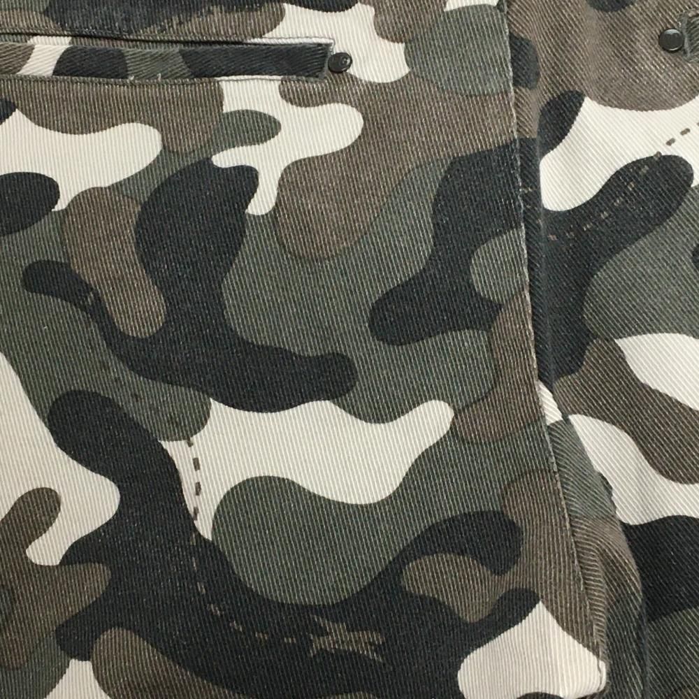 パーリーゲイツ パンツ カーキ×黒 カモフラ 迷彩 ストレッチ メンズ 4