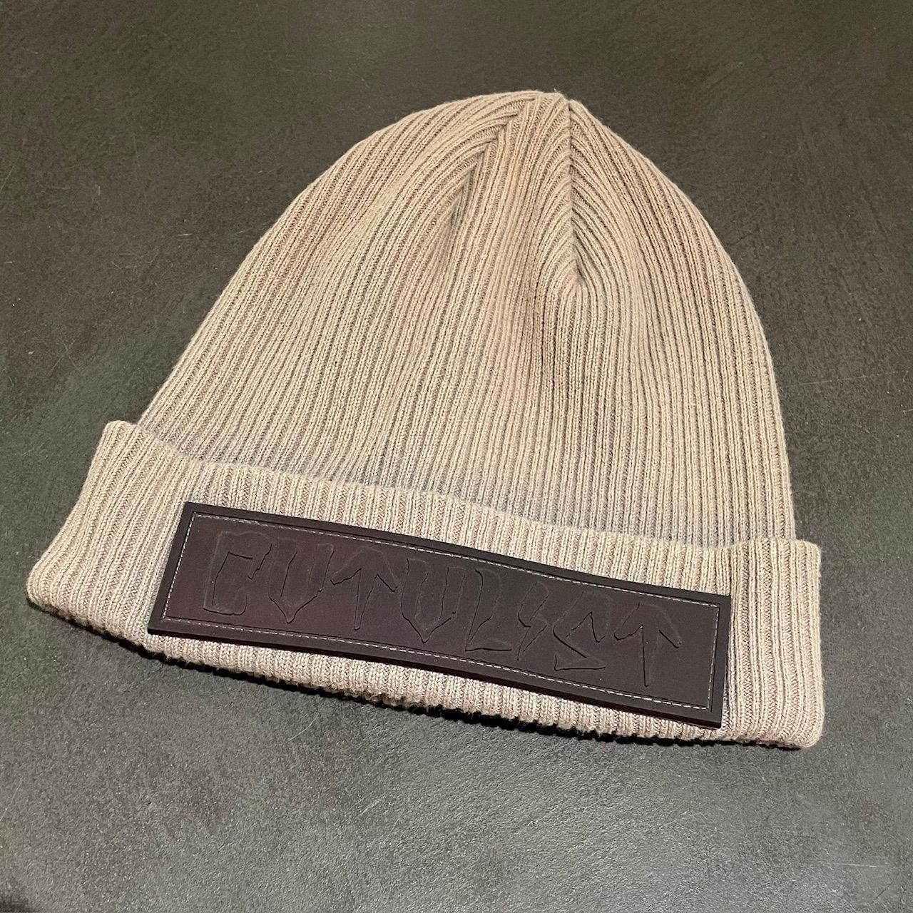 CVTVLIST RUBBER LOGO BEANIE ラバーロゴ ビーニー ニットキャップ