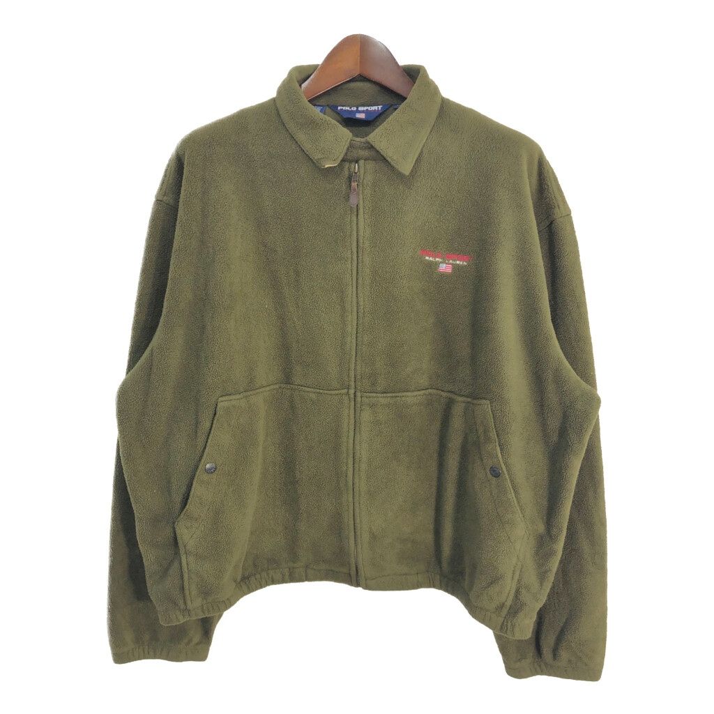 90年代 USA製 POLO SPORT ポロスポーツ フリースジャケット