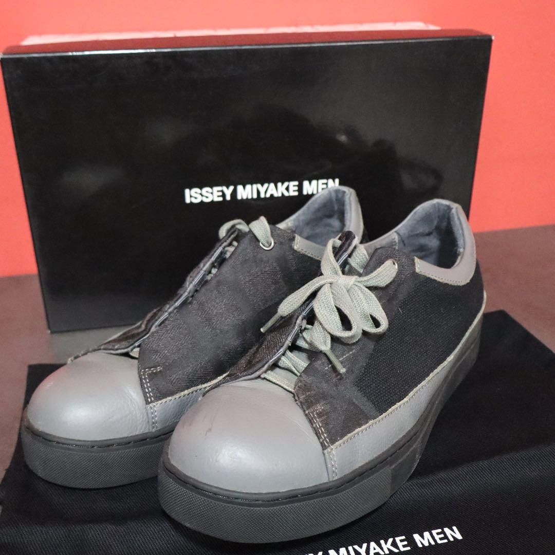 issey miyake men レザースニーカー ISSEY MIYAKE MEN イッセイ