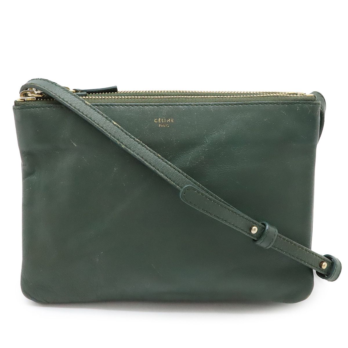 CELINE セリーヌ トリオ スモール ショルダーバッグ ポシェット