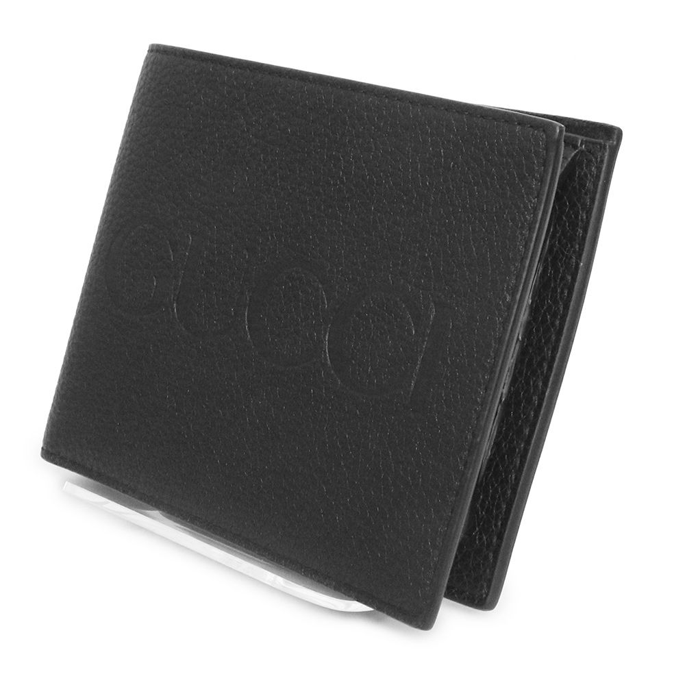 グッチ ロゴ コインウォレット 二つ折り財布 カーフスキン レザー