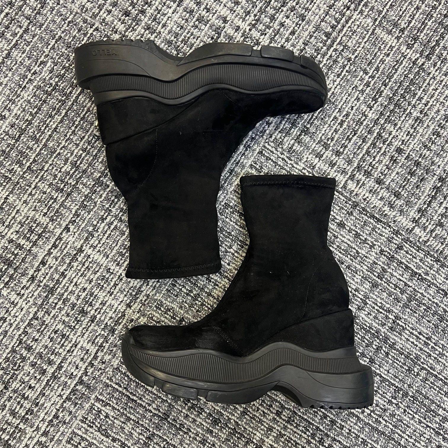 美品✨NEO BLACK DOUBLE SNEAKER SHORT BOOTS NEO BLACK DOUBLE SNEAKER SHORT BOOTS