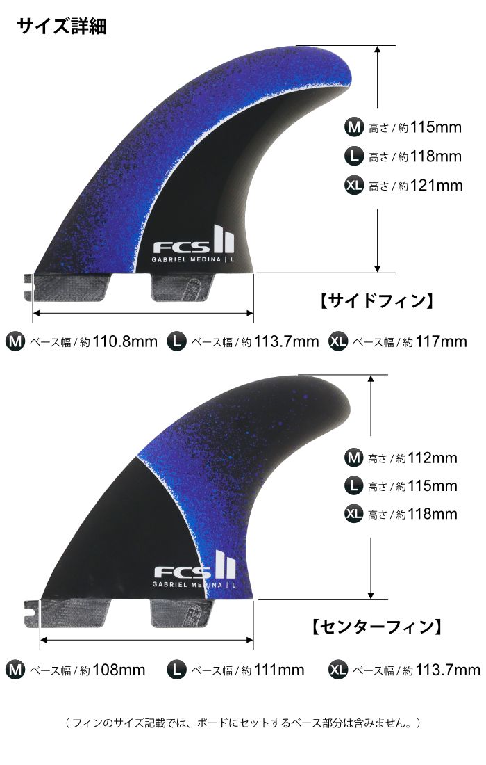 FCS2 GM ガブリエルメディーナ FCS2フィン Gabriel Medina（ガブリエル・メディーナ）シグ