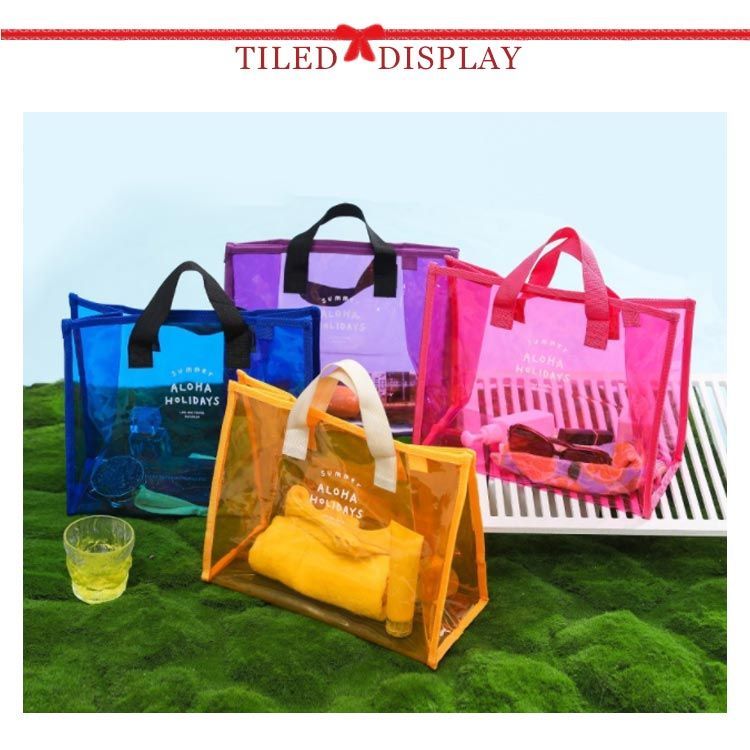【Snillo Stitch】防水クリアメッシュトートバッグ 3色 メッシュトートバッグ（80個入） | バッグ（Bag） | TOYS VENDOR