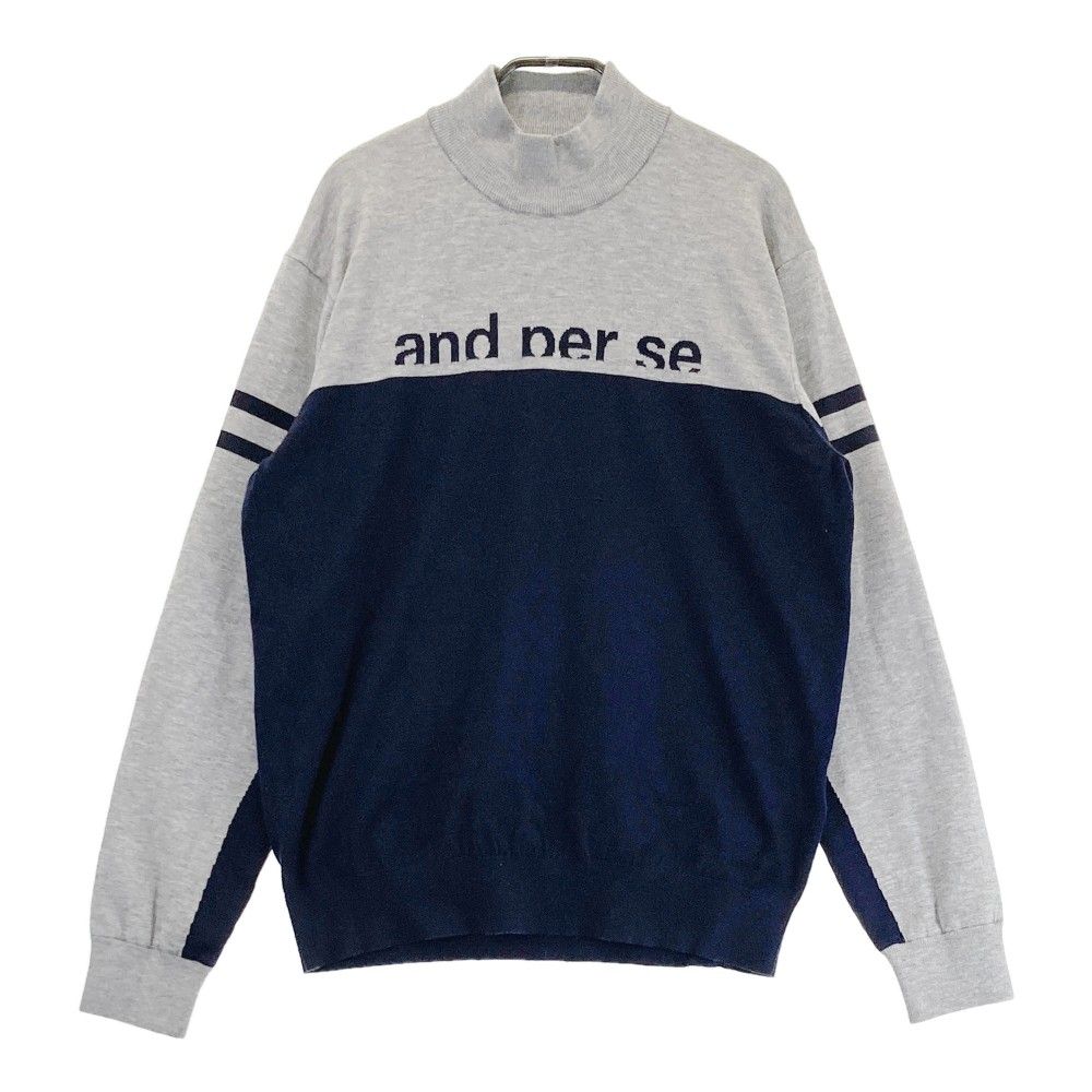and per se メンズゴルフウェア Lサイズ 美品 サイズ：L AND PER