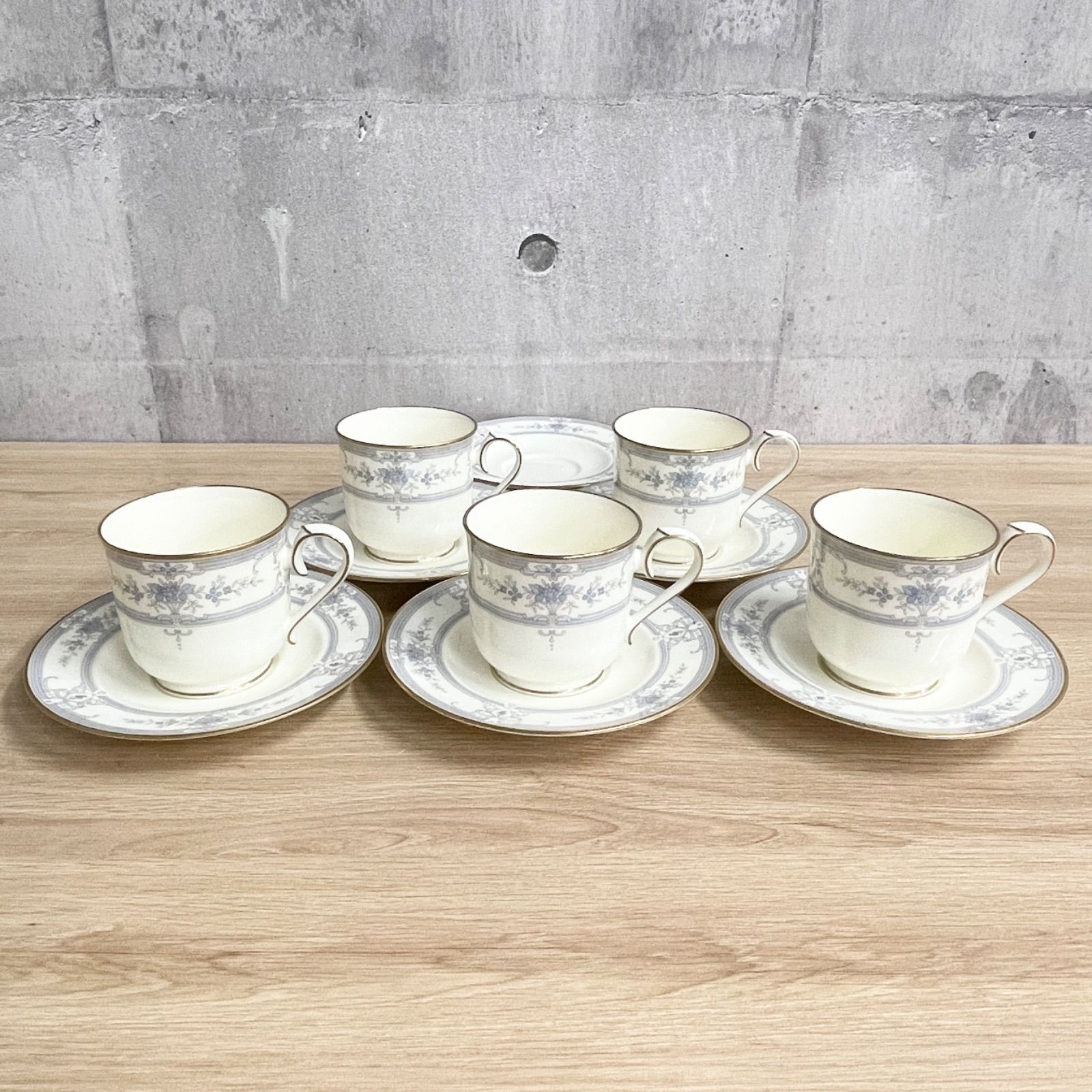 Noritake ノリタケ コンテンポラリー カップ&ソーサー 5客セット＋ソーサー1枚 - メルカリ