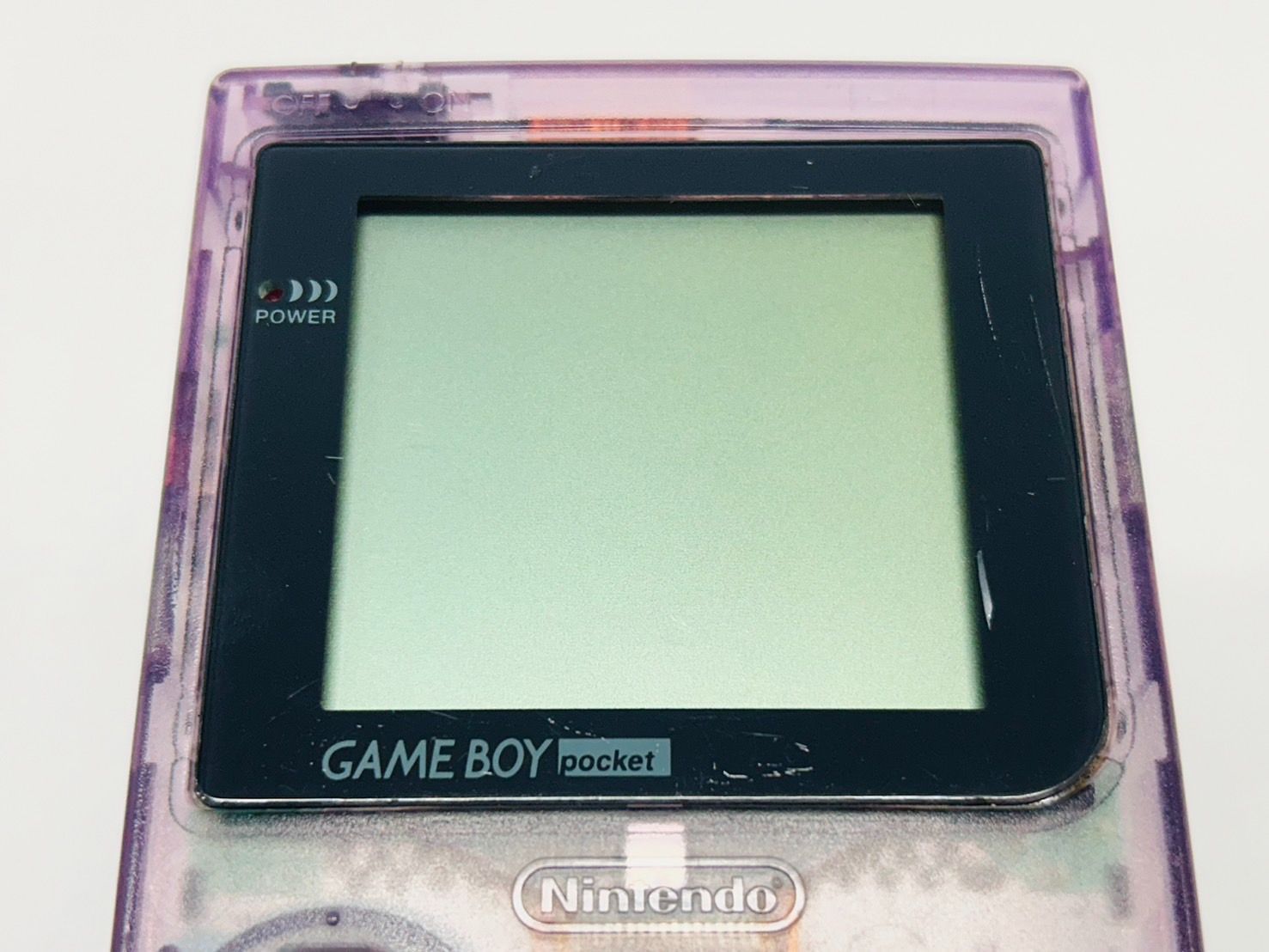 即日発送 ゲームボーイポケット 本体 クリアパープル MGB-001 GAME BOY POCKET