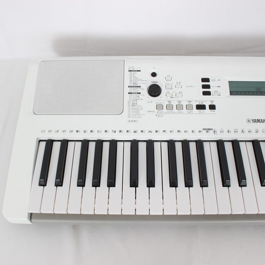 美品】ヤマハ EZ-300 シルバーホワイト 電子キーボード 61鍵 YAMAHA