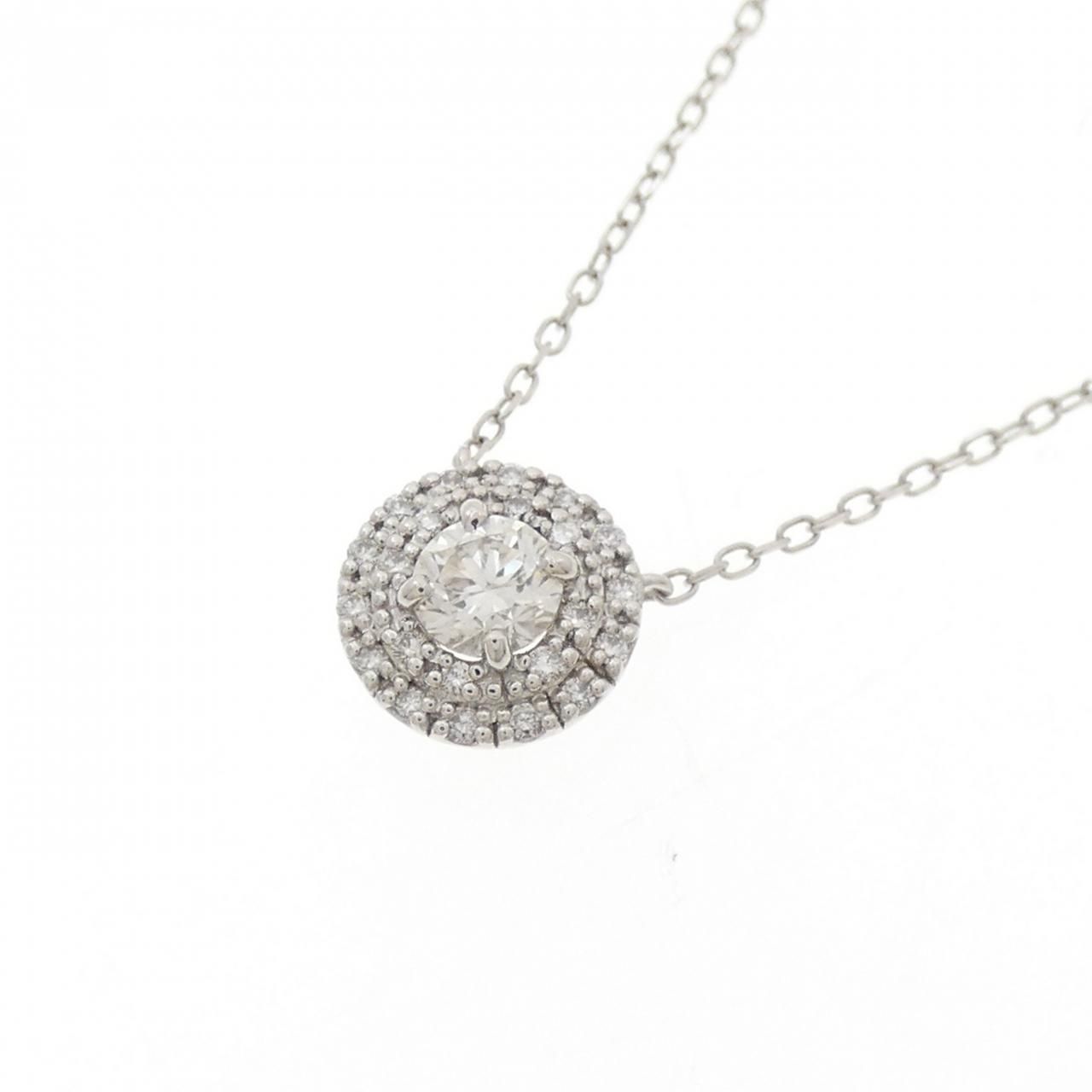 お安く出品PT900/PT850ダイヤきらりん0.30ネックレス お安く出品PT900PT850ダイヤ0.30きらりん一粒ネックレス - メルカリ