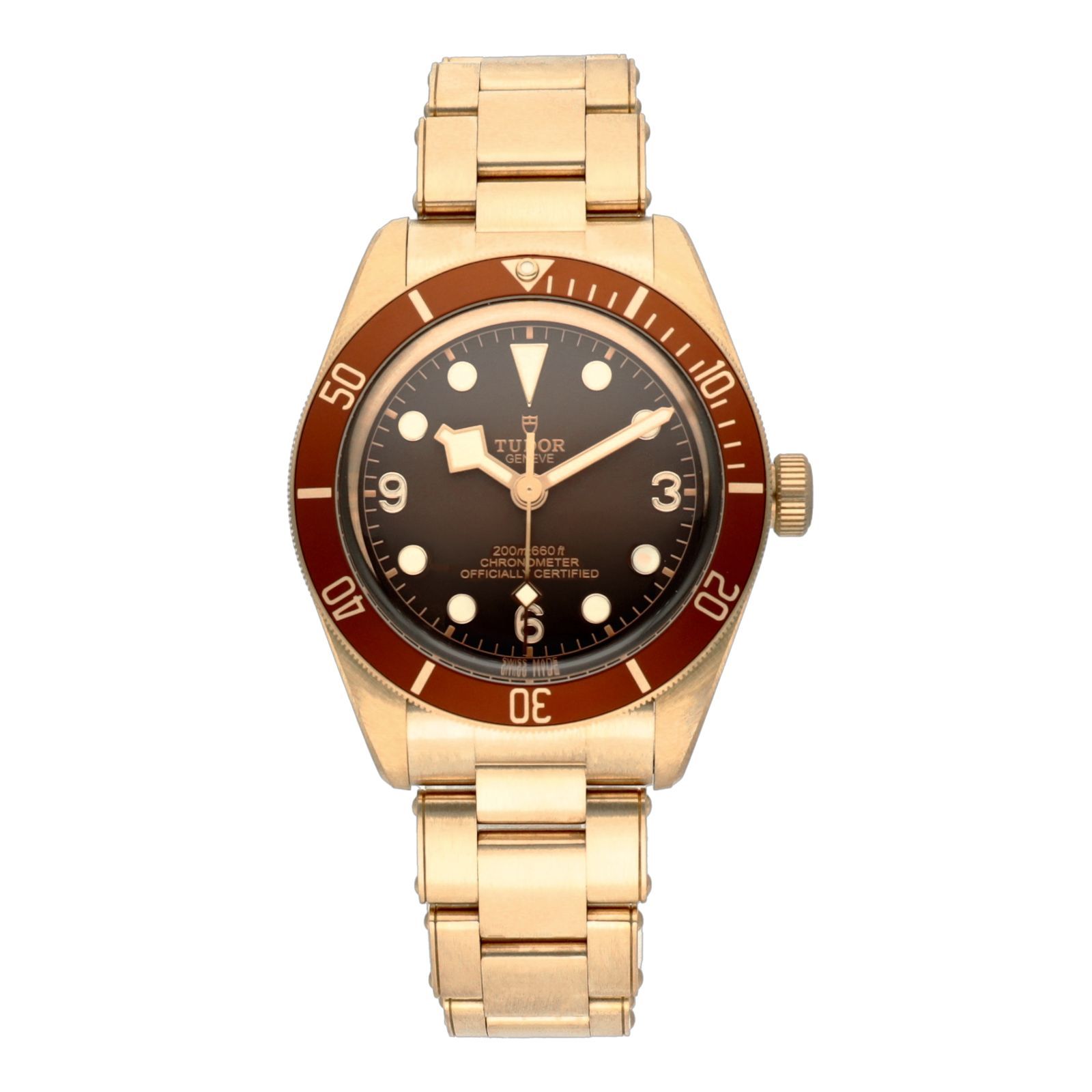 TUDOR 自動巻き腕時計 ブラウン文字盤 TUDOR 自動巻き腕時計 ブラウン文字盤