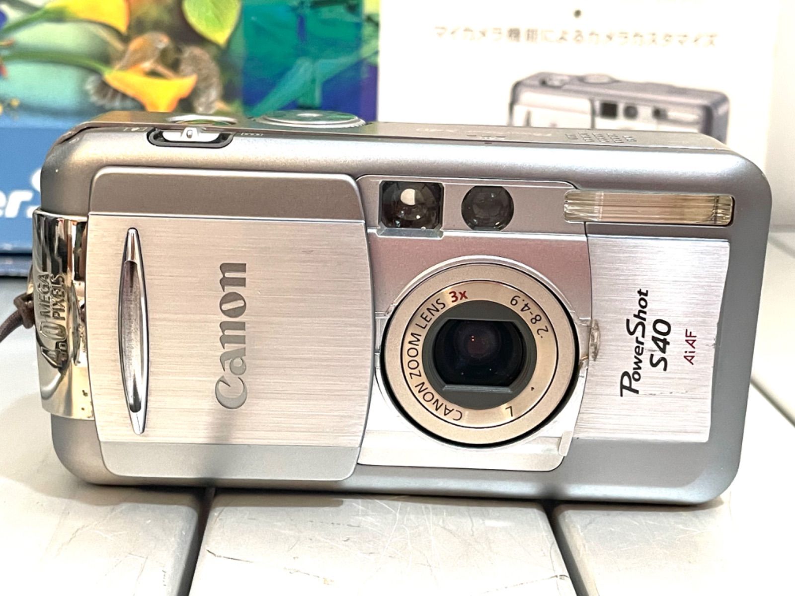 通電 動作確認済 Canon PowerShot S40 キャノンパワーショットデジタル