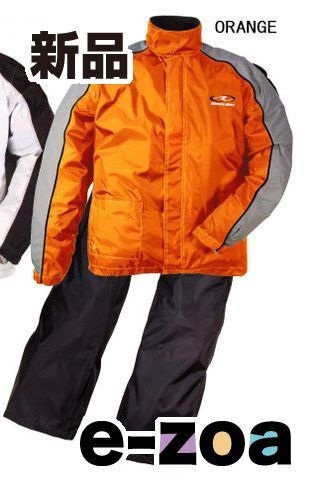ROUGH-ROAD ラフアンドロード ROUGH-ROAD Dテックスコンパクトレインスーツ オレンジ|Sサイズ |RR5232ORS RR5232ORS 2318518