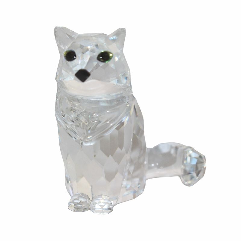 スワロフスキー　ガラス　置物　ネコ 楽天市場】スワロフスキー 招き猫 ラッキーキャット 1071038 ネコ