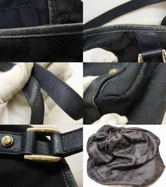 GUCCI グッチ 130736 □ アビー トートバッグ キャンバス GG柄