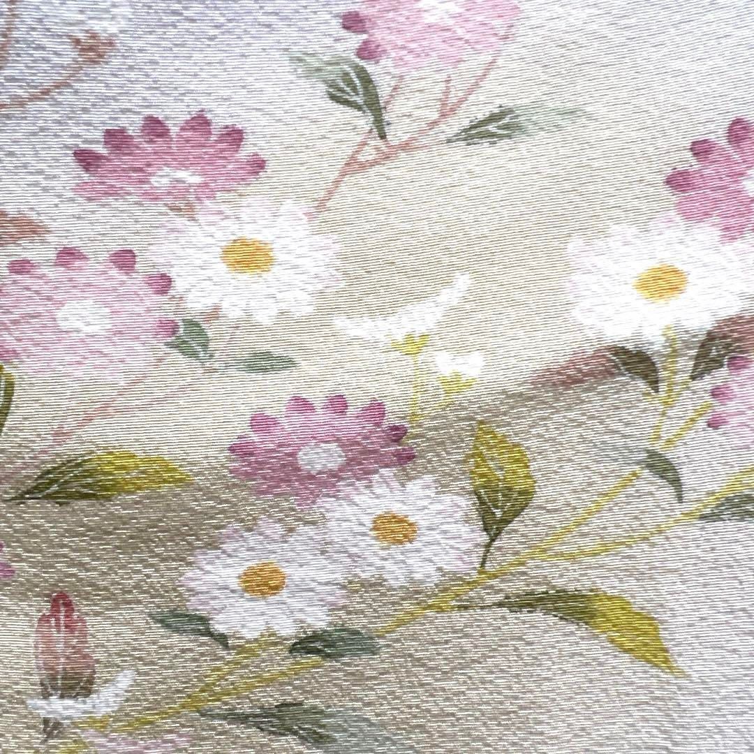 付け下げ 花模様