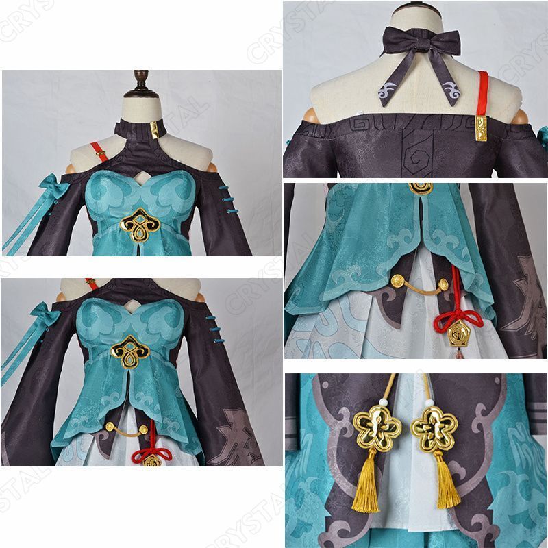 崩壊 スターレイル 青雀/セイジャク コスプレ衣装 ウイッグ付き 崩壊