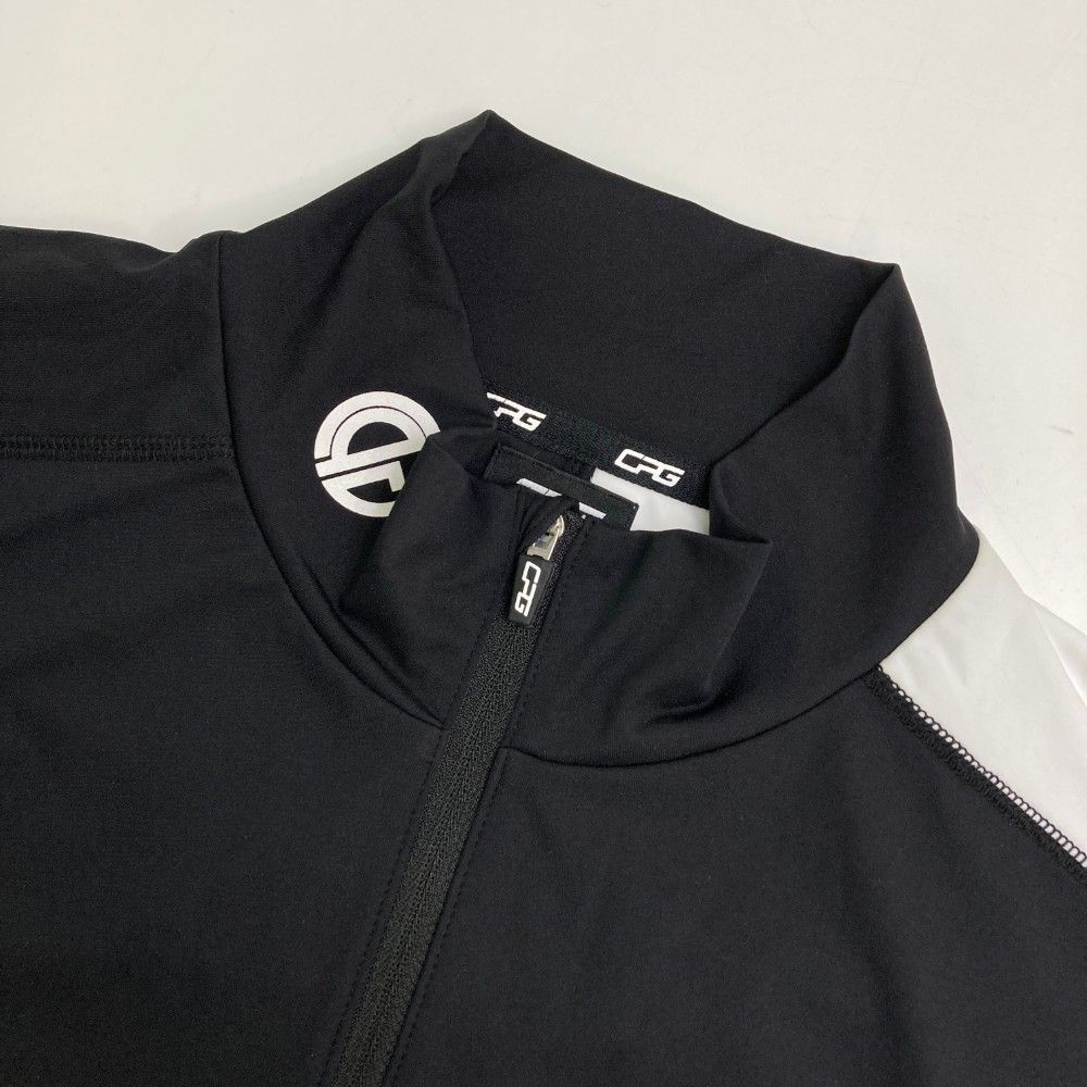 サイズ：3 CPG GOLF シーピージーゴルフ 半袖ハーフジップT