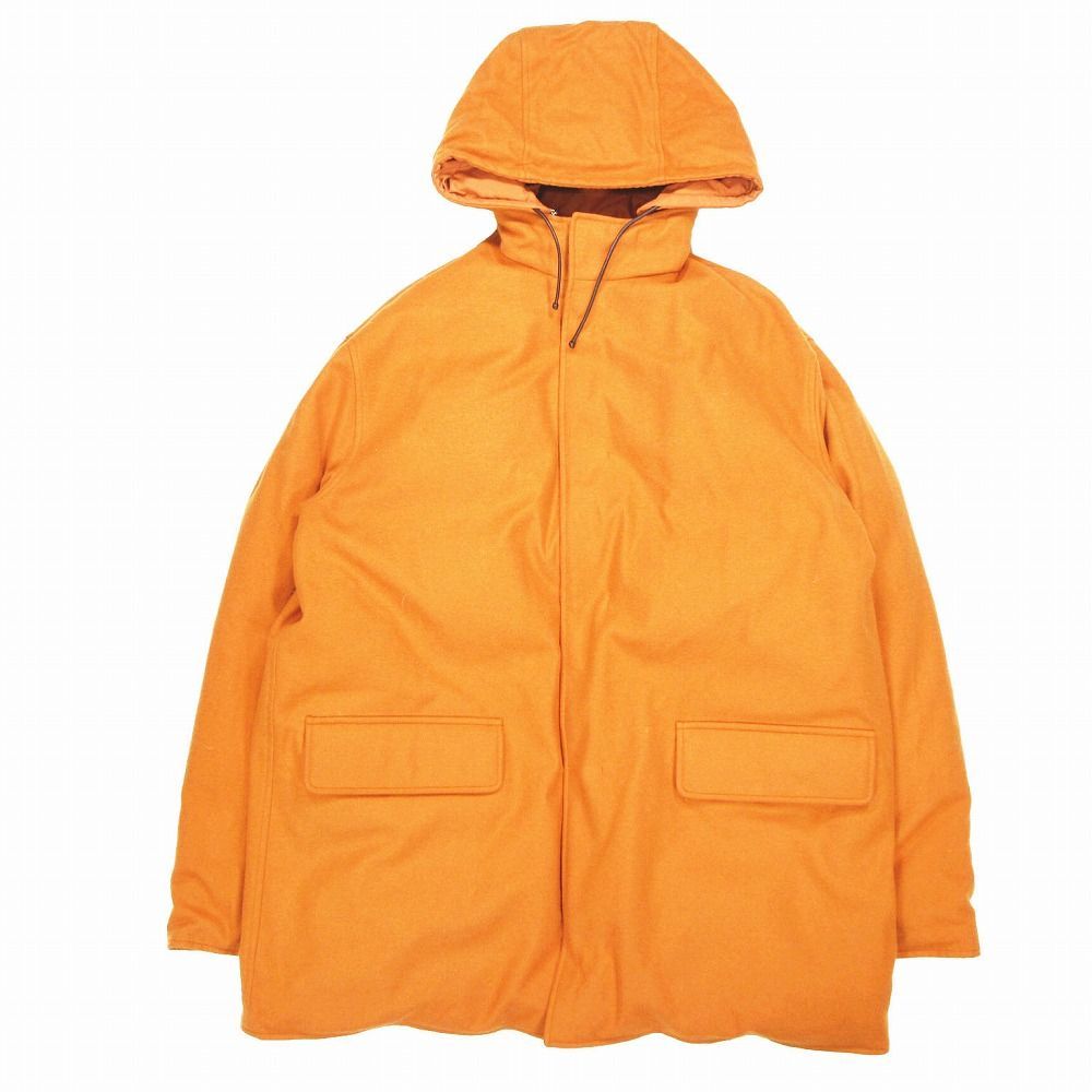 HERMES reversible cashmere down jacket hermes orange エルメス