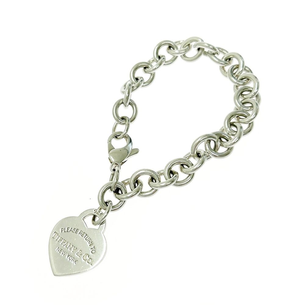 美品 Tiffany&Co. ティファニー リターントゥー シルバーブレスレット TIFFANY&Co.（ティファニー） リターン トゥ ブレスレット ラウンド
