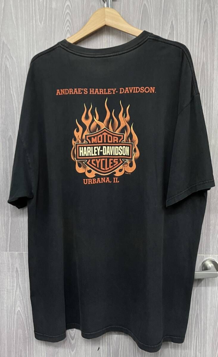 ブラック HARLEY DAVIDSON ハーレーダビッドソン RIDE TO RIDE 半袖Tシャツ ブラック