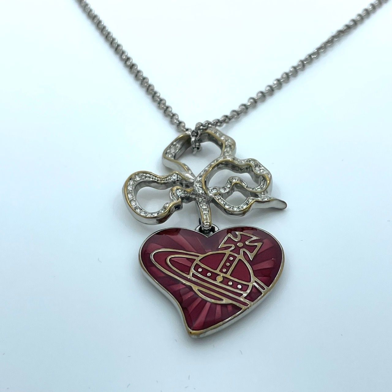 Vivienne Westwood オーブストーンネックレス 極美品 Vivienne Westwood ヴィヴィアンウエストウッド ラインストーン