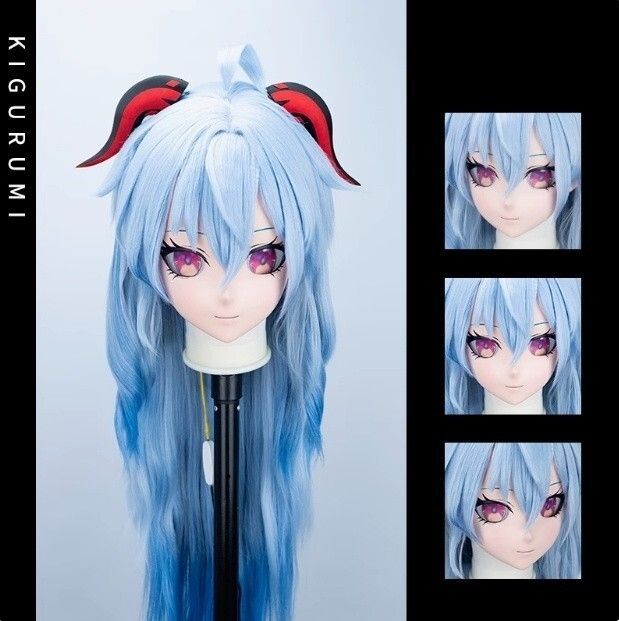 着ぐるみマスク　全頭マスク　kigurumi Amazon.co.jp: Full Head Lockable Kigurumi Doll Maskロック可能樹脂
