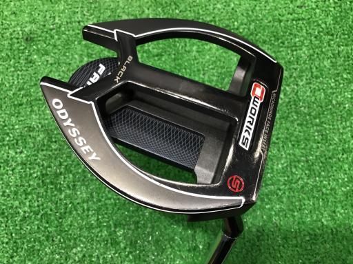 オデッセイ O WORKS BLACK 2 BALL FANG 34インチ パター PT スチール フレックスその他 メンズ 男性用 右利き 右用 Cランク ゴルフクラブ