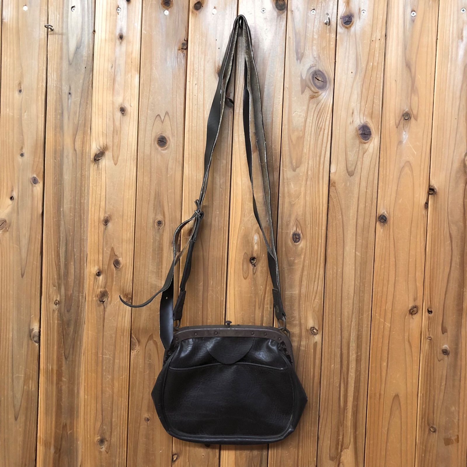 ヴィンテージ品 1981年 車掌鞄 列車 ショルダーバッグ レザーバッグ