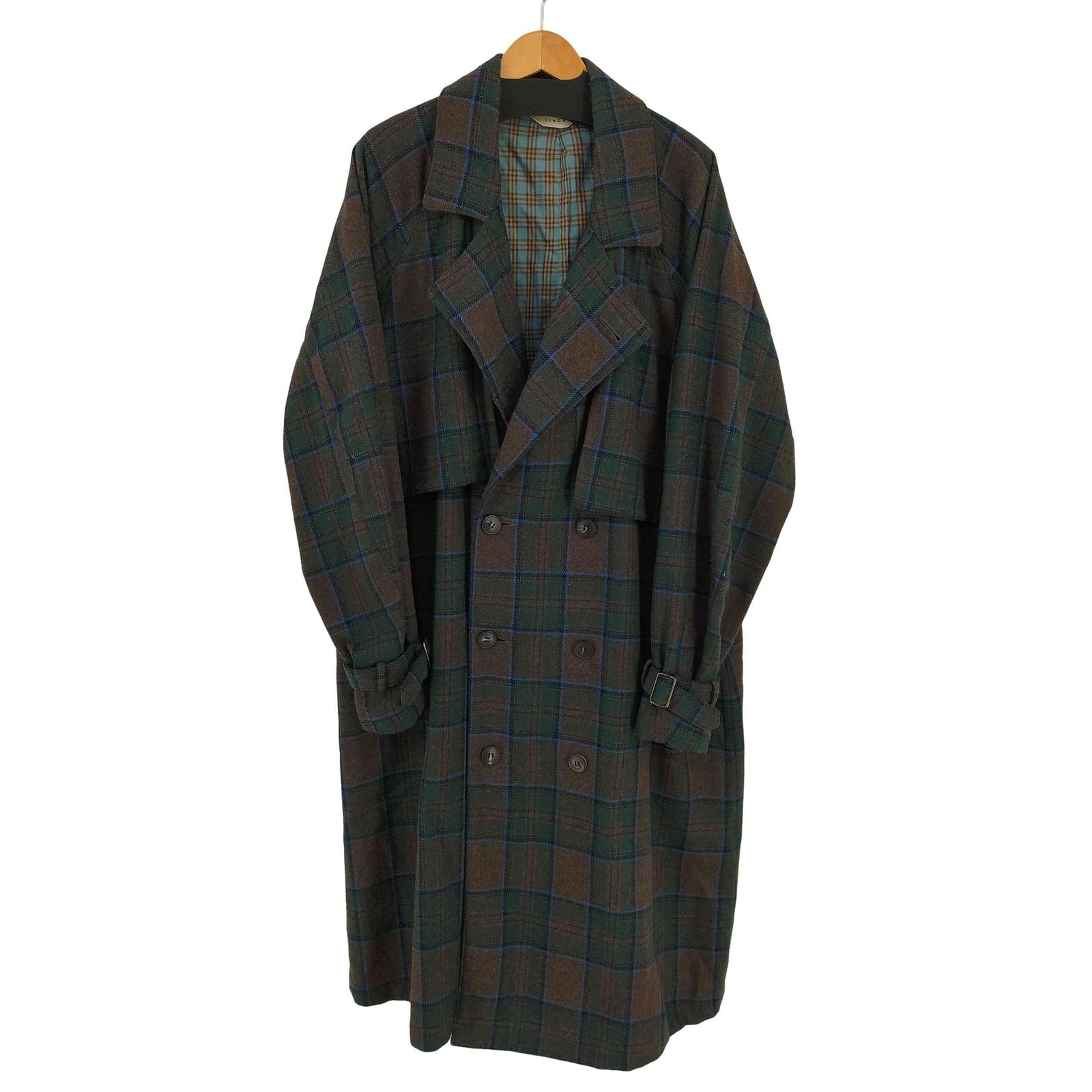ジエダ Jieda PLAID TRENCH COAT プレイドトレンチコート メンズ JPN：2 