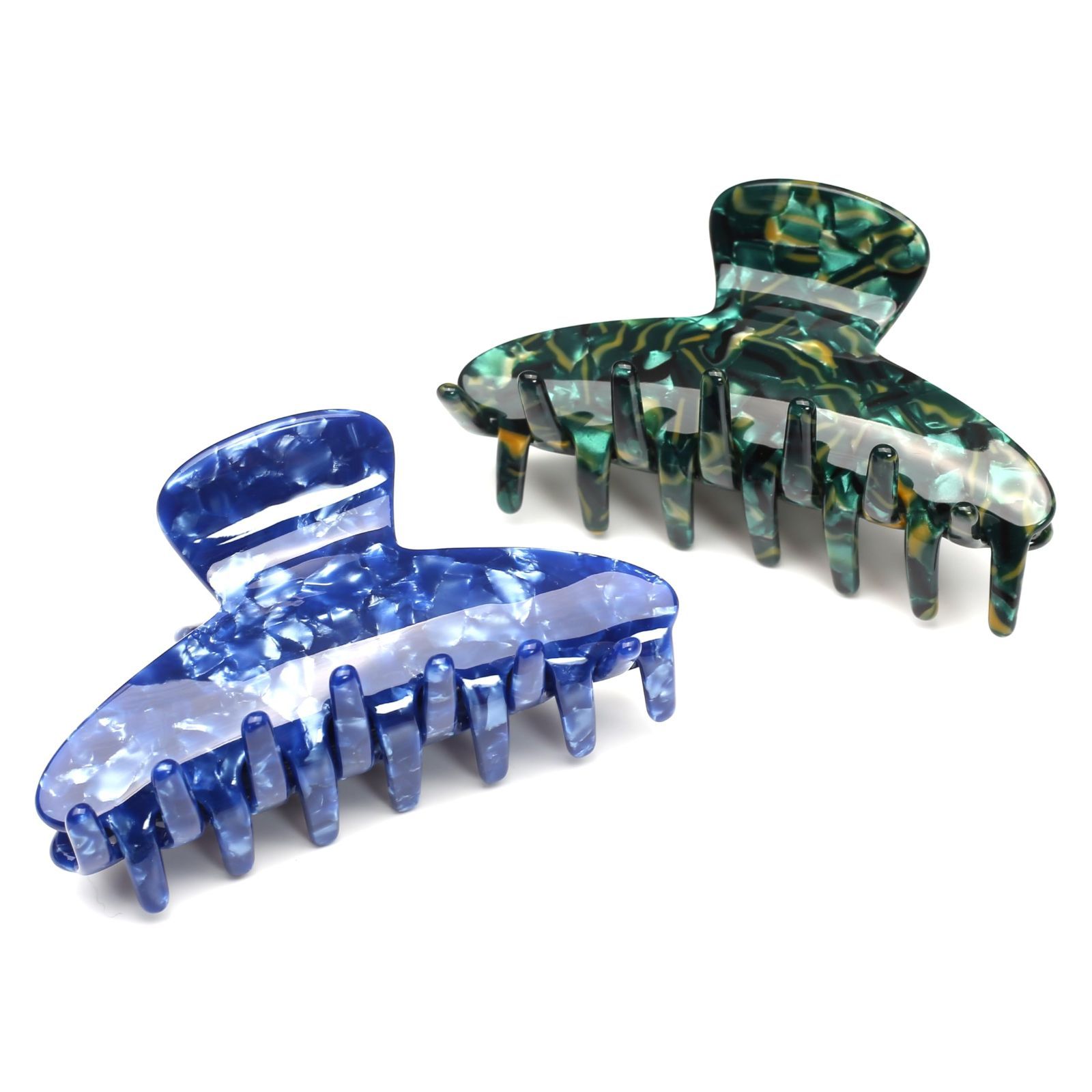  1本 8 5 cm 4 cmGreen レディース 韓国 大人 ヘア しっかりとまる バンスクリップ グリーン クリップ 髪留め 緑 ヘアクリップ 中くらい QinGoo クリップ クリップ 輪ゴム