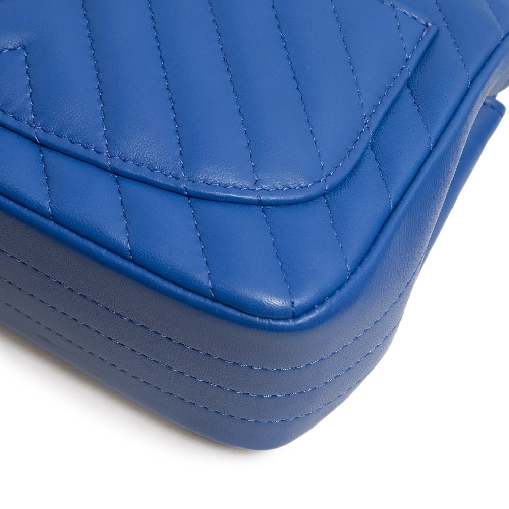 シャネル ココマーク シェブロン Vステッチ ミニ チェーン ショルダー