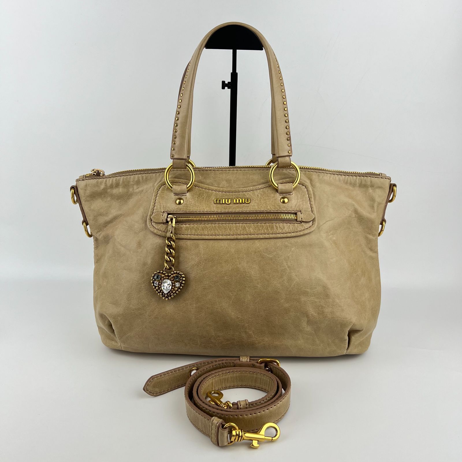 良品 MIUMIU ミュウミュウ ビンテージ アーカイブ バッグ ハンドバッグ 中古】miumiu ミュウミュウ ハンドバッグ ショルダーバッグ
