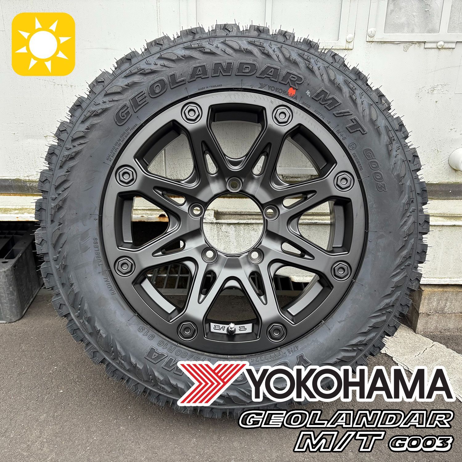 背面用5本セット】ジムニー タイヤホイール (JB64 JB23) BDX08 背面用5本セット】ジムニー タイヤホイール (JB64 JB23) BDX08