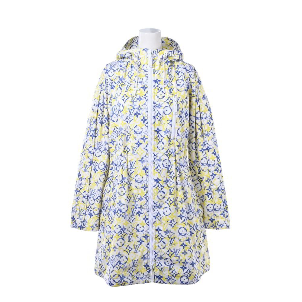 LOUIS VUITTON モノグラム ナイロン ジップアップ フード レイン